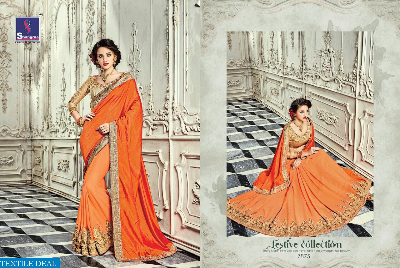 Shangrila paris rose vol-2 Wholesale party-wear Ethnic Saree